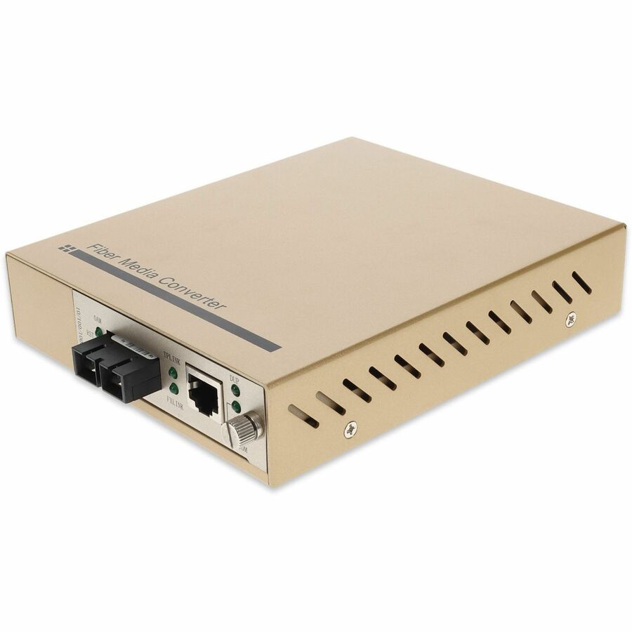 AddOn 10/100/1000Base-TX(RJ-45) to 1000Base-SX(SC) MMF 850nm 550m Managed Media Converter