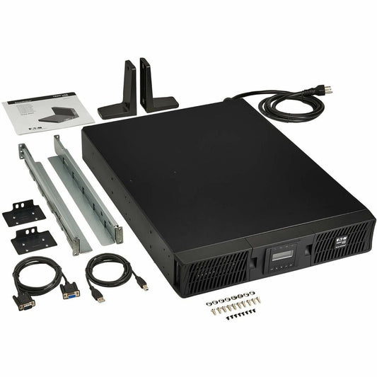 Tripp Lite by Eaton series UPS SmartOnline 2000VA 1800W 120V Double-Conversion Sine Wave UPS - 7 Outlets Extended Run Network Card Option LCD USB DB9 2U Rack/Tower