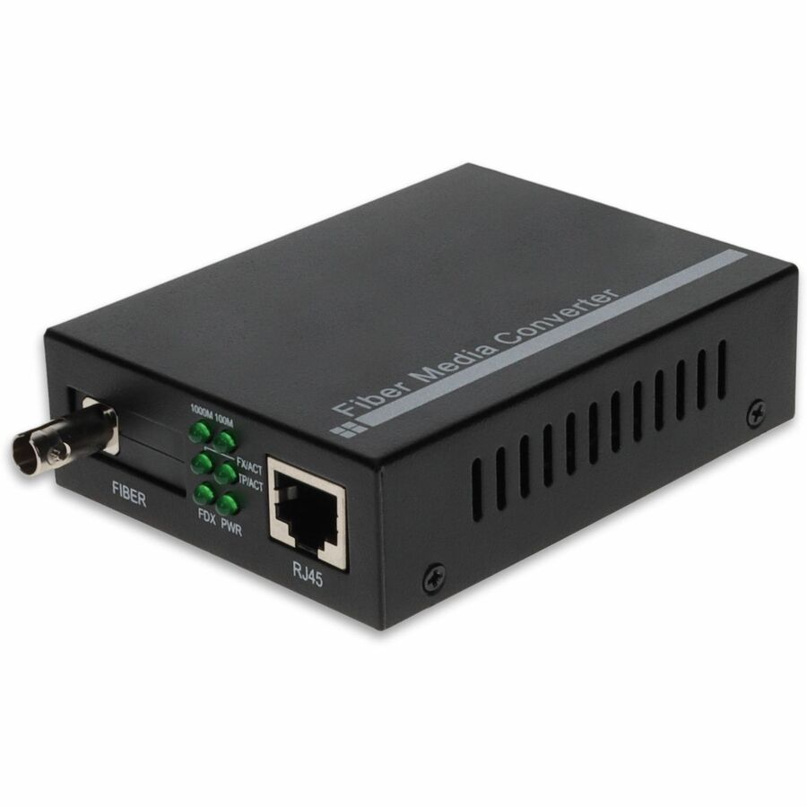 AddOn 10/100/1000Base-TX(RJ-45) to 1000Base-BXD(ST) BiDi SMF 1550nm/1310nm 20km Media Converter