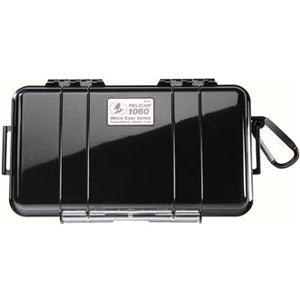 Pelican 1060 Underwater Case Portable Gaming Console, Cellular Phone, Pager, Handheld PC, Camera, Radio, Accessories - Black