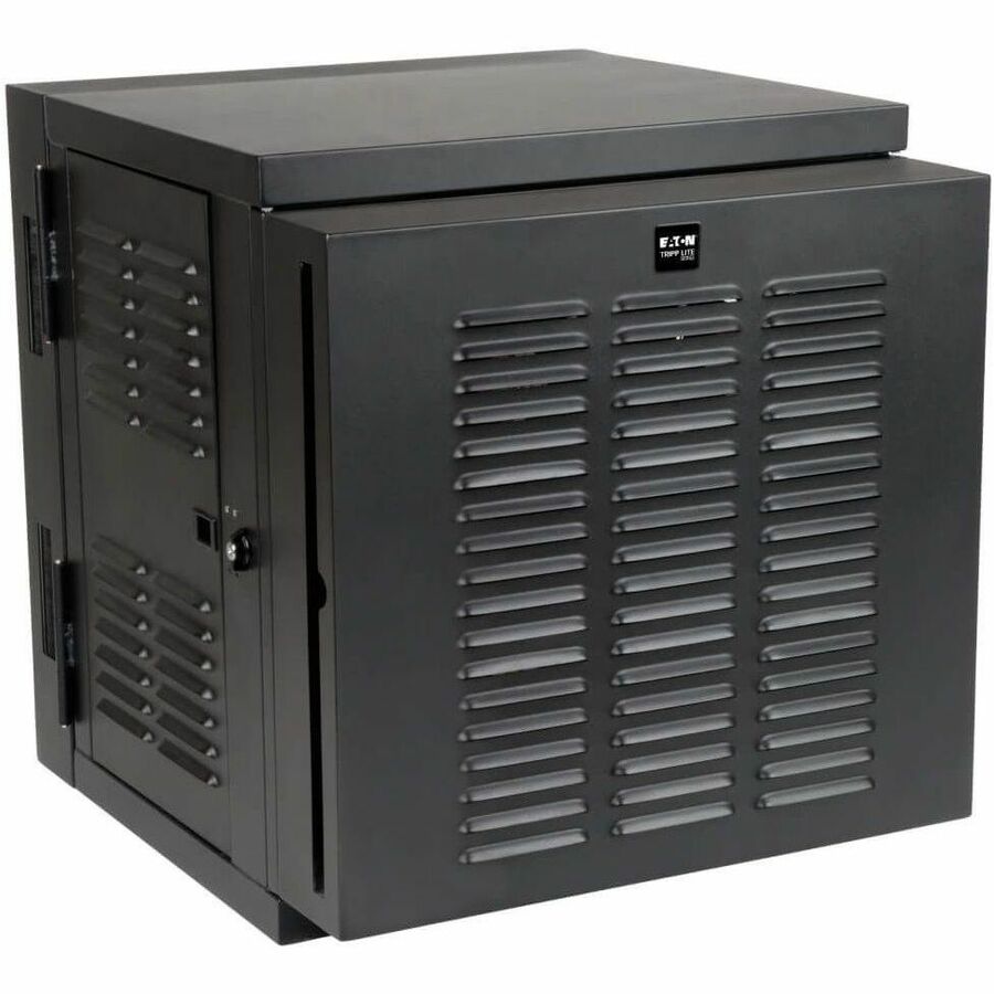 Tripp Lite by Eaton SmartRack 12U Switch-Depth Wall-Mount Small Rack Enclosure for Harsh Environments Hinged Back