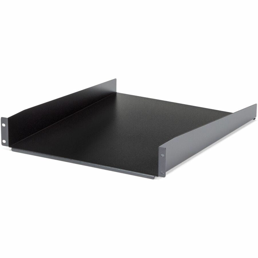 StarTech 2U Server Rack Cabinet Shelf, Fixed 22" Deep Cantilever Rackmount Tray for 19" AV/Network Enclosure w/Cage Nuts/Screws, TAA