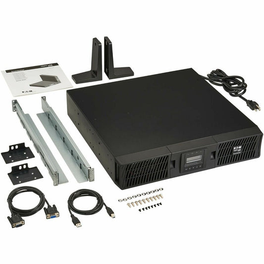 Tripp Lite by Eaton series UPS SmartOnline 750VA 675W 120V Double-Conversion Sine Wave UPS - 8 Outlets Extended Run Network Card Option LCD USB DB9 2U Rack/Tower