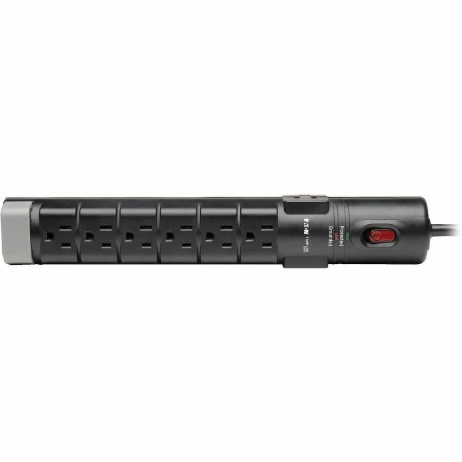 Tripp Lite by Eaton Protect It! 8-Outlet Surge Protector 6 ft. (1.83 m) Cord 2160 Joules Tel/DSL Protection Cord Clip