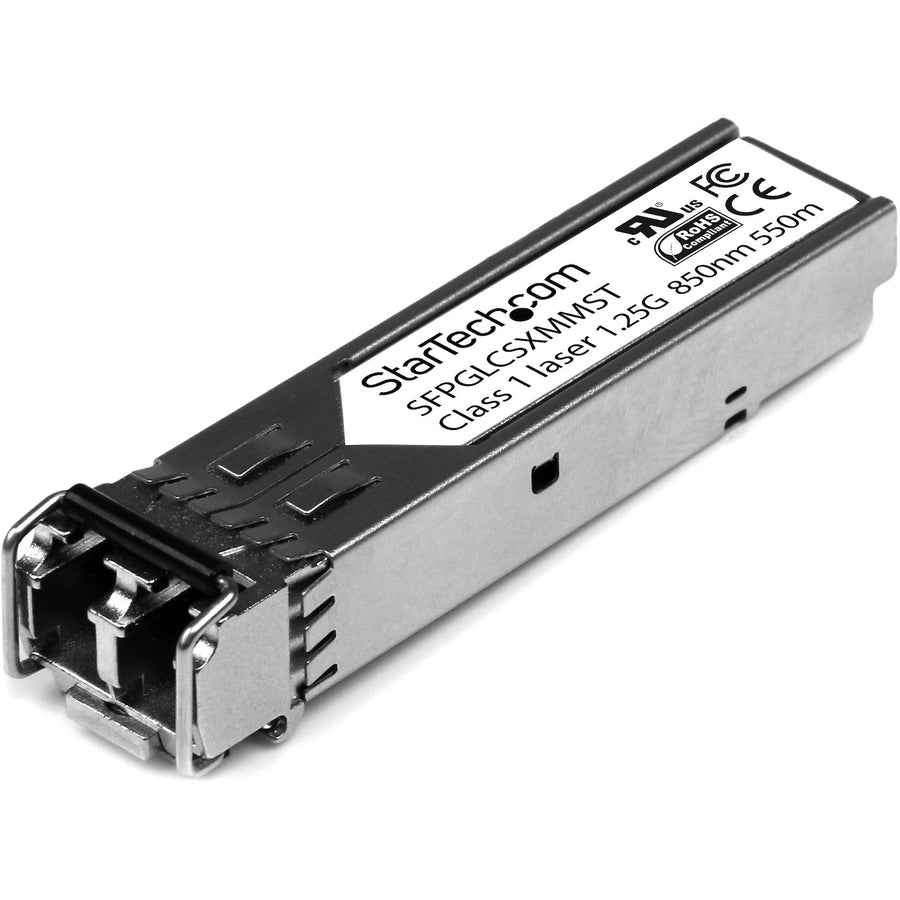 StarTech Cisco GLC-SX-MM Compatible SFP Module - 1000BASE-SX - 1GE Gigabit Ethernet SFP 1GbE Multimode Fiber MMF Optic Transceiver