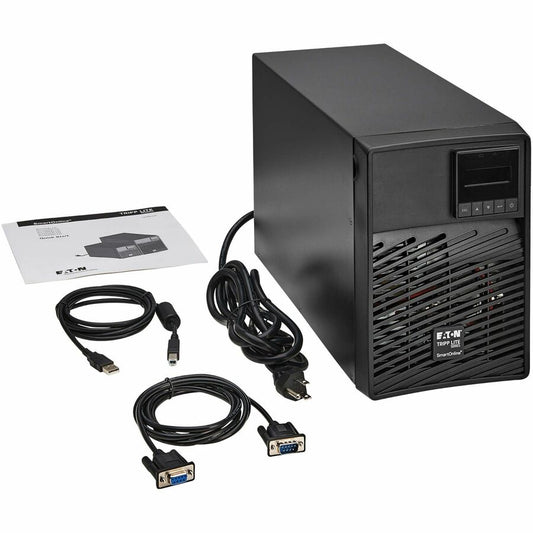 Tripp Lite by Eaton series SmartOnline 1500VA 1350W 120V Double-Conversion UPS - 6 Outlets, Extended Run, Network Card Option, LCD, USB, DB9, Tower