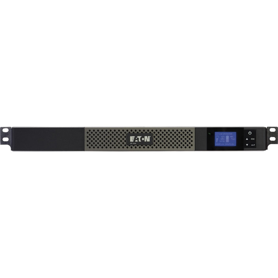 Eaton 5P UPS 1000VA 770W 120V Line-Interactive UPS, 5-15P, 5x 5-15R Outlets, True Sine Wave, Cybersecure Network Card Option, 1U