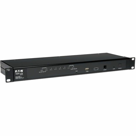 Tripp Lite by Eaton 8-Port Rackmount KVM Switch w/ Built in IP and On Screen Display 1U