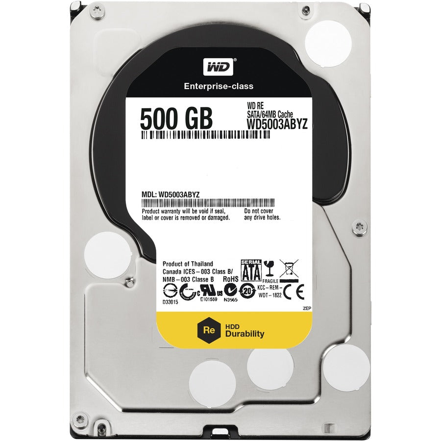 WD RE WD5003ABYZ 500 GB Hard Drive - 3.5" Internal - SATA (SATA/600)