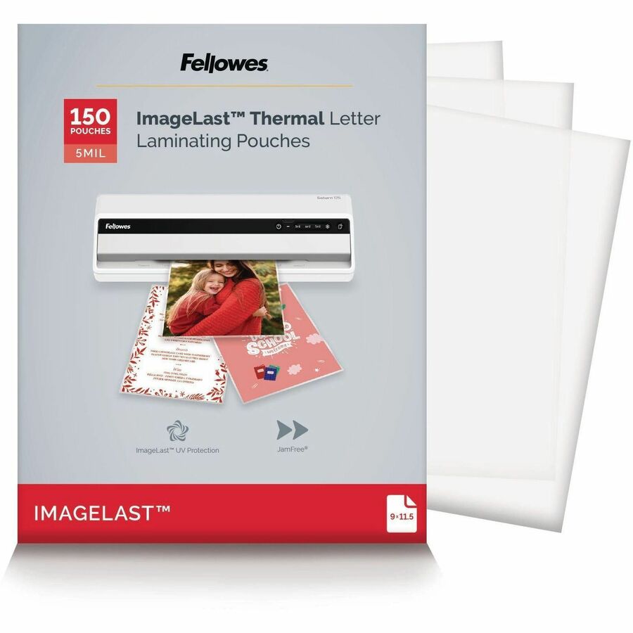 Fellowes ImageLast Jam-Free Premium Thermal Laminating Pouches
