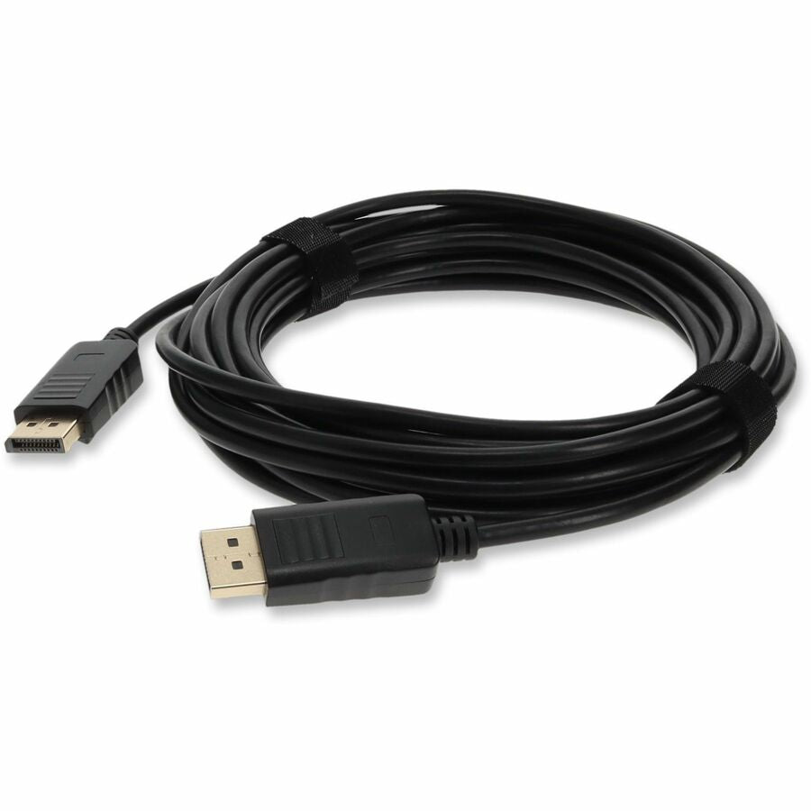 5PK 20ft DisplayPort 1.2 Male to DisplayPort 1.2 Male Black Cables For Resolution Up to 3840x2160 (4K UHD)