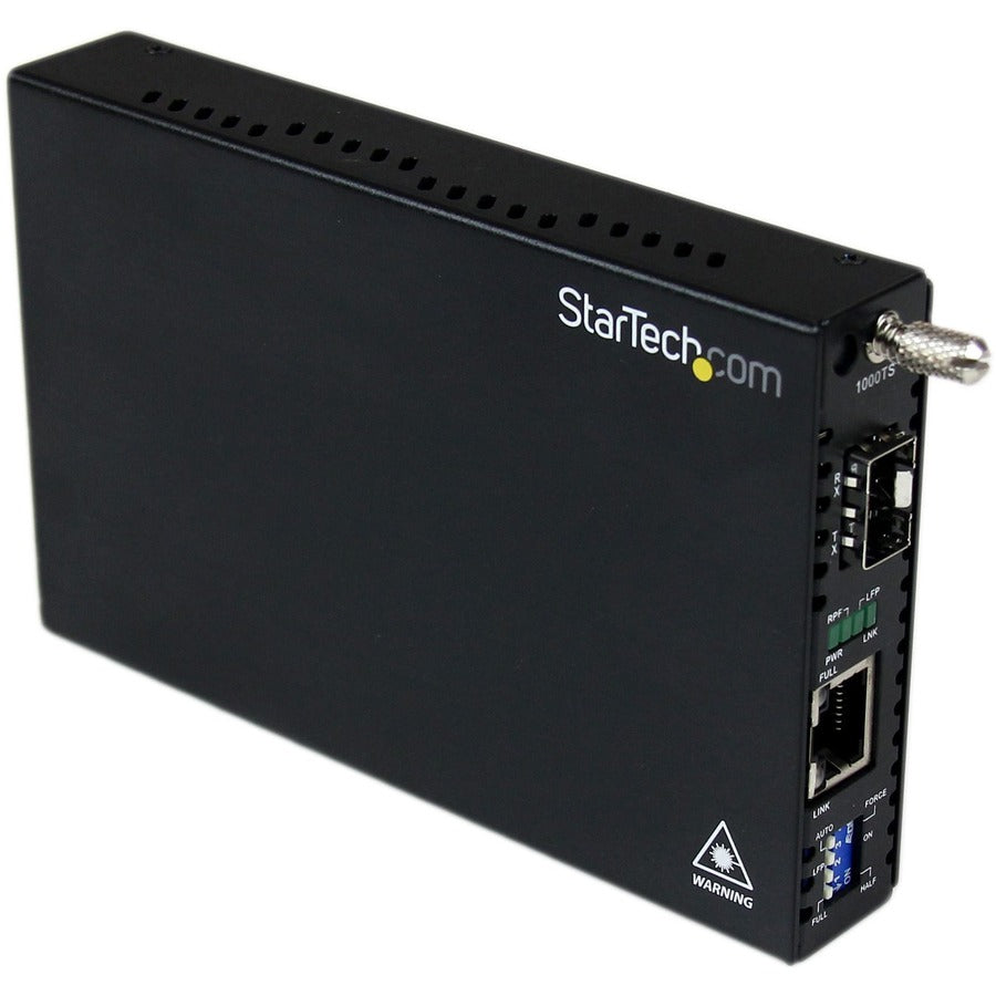 StarTech Gigabit Ethernet Fiber Media Converter with Open SFP Slot, TAA