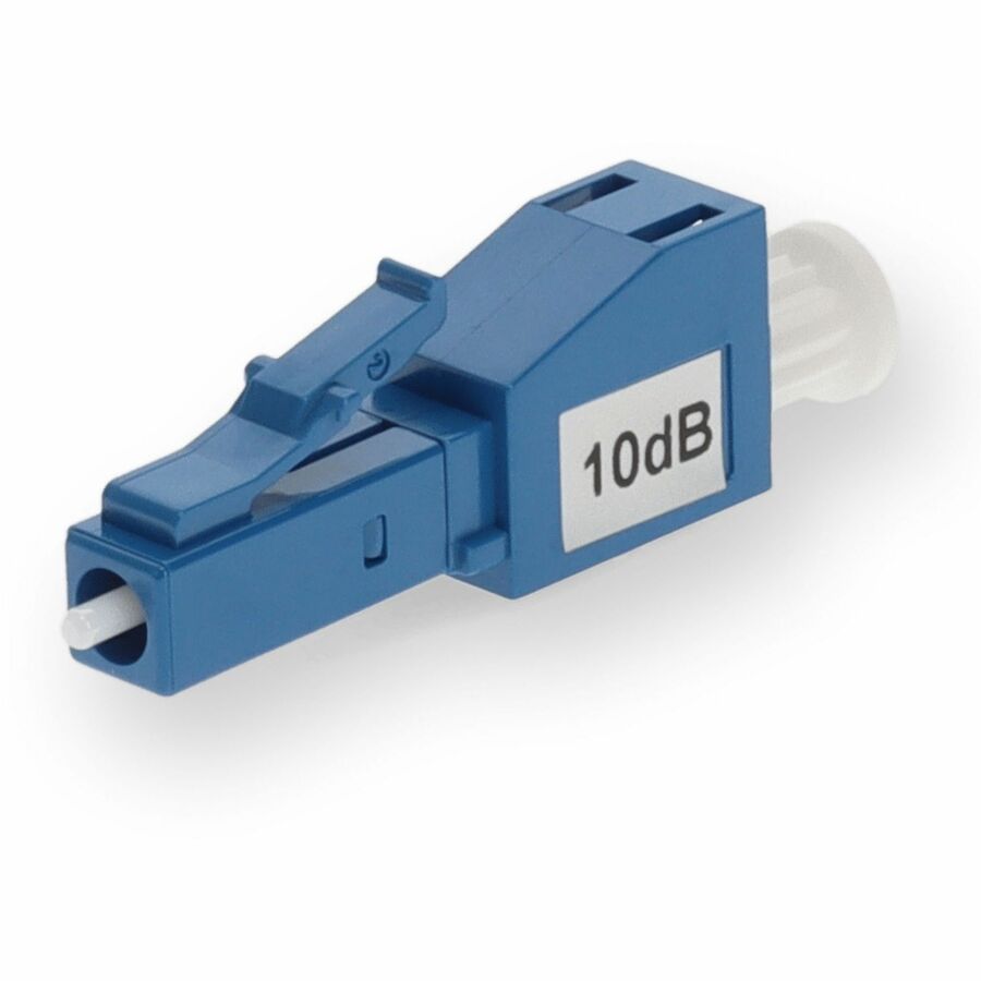 AddOn 2-Pack 10dB fixed Male to Female LC/UPC SMF OS1 Simplex fiber Attenuator