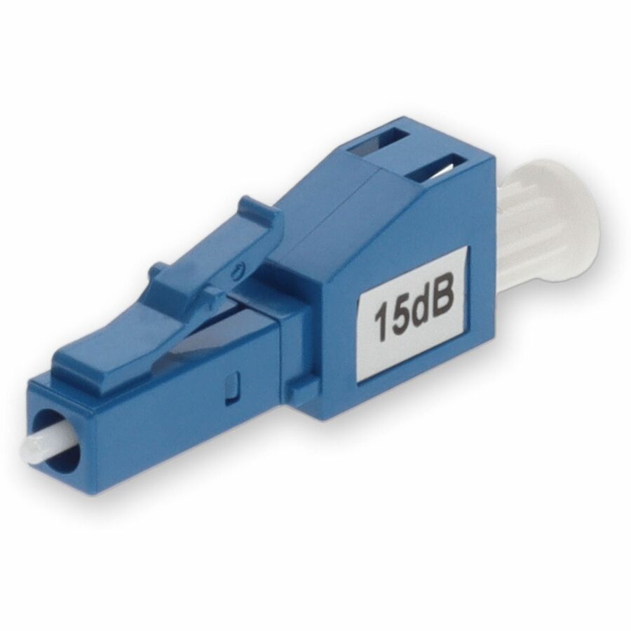 AddOn 2-Pack 15dB fixed Male to Female LC/UPC SMF OS1 Simplex fiber Attenuator