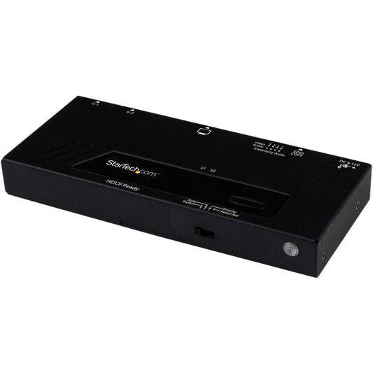 StarTech 2 Port HDMI Switch w/ Automatic and Priority Switching , 1080p, TAA