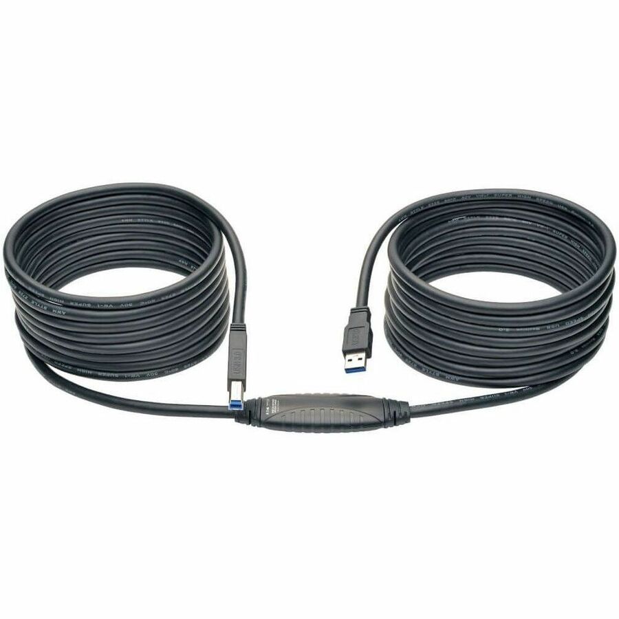 Tripp Lite by Eaton USB 3.0 SuperSpeed Active Repeater Cable (A to B M/M) 25 ft. (7.62 m)