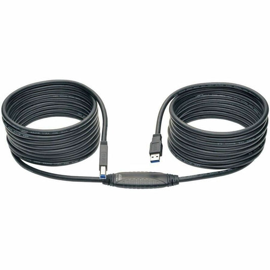 Tripp Lite by Eaton USB 3.0 SuperSpeed Active Repeater Cable (A to B M/M) 25 ft. (7.62 m)