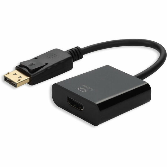 5PK DisplayPort 1.2 Male to HDMI 1.3 Female Black Active Adapters Which Comes with Audio For Resolution Up to 2560x1600 (WQXGA)