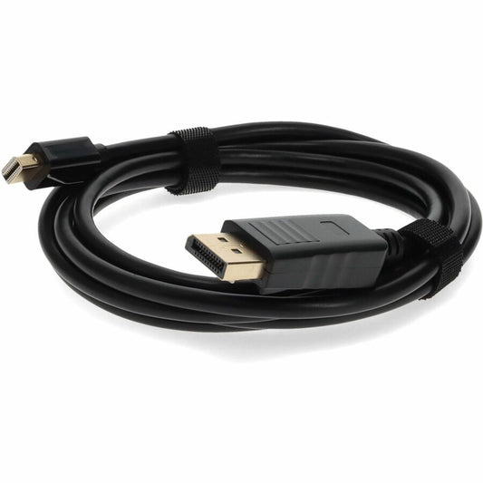 5PK 6ft Mini-DisplayPort 1.1 Male to DisplayPort 1.2 Male Black Cables For Resolution Up to 3840x2160 (4K UHD)