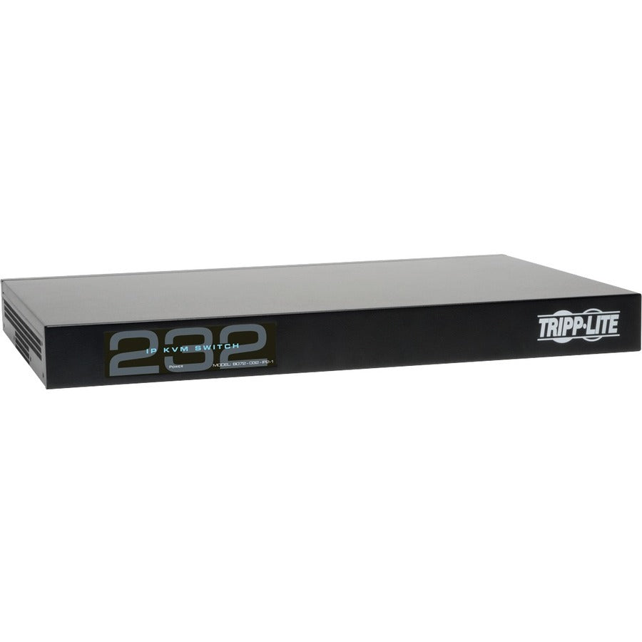 Tripp Lite by Eaton NetCommander 32-Port Cat5 KVM over IP Switch - 2 Remote + 1 Local User 16 USB Dongles 1U Rack-Mount
