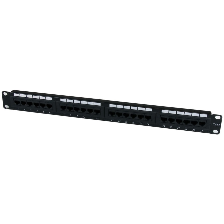 StarTech 24 Port 1U Rackmount Cat 6 110 Patch Panel