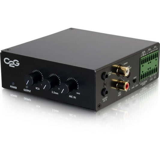 C2G 50W Audio Amplifier - Plenum Rated - 8 Ohm