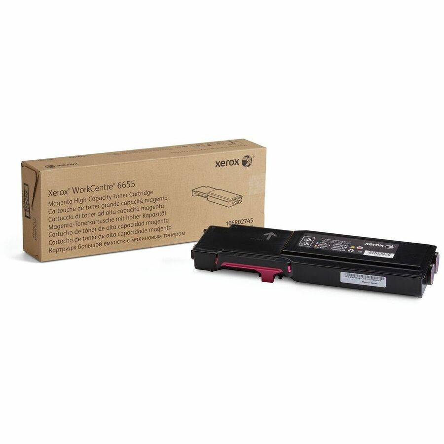 Xerox Genuine WorkCentre&reg; 6655/6655i Magenta High capacity Toner Cartridge (7500 Pages) - 106R02745