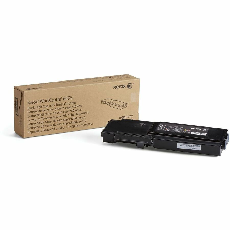 Xerox Genuine WorkCentre&reg; 6655/6655i Black High capacity Toner Cartridge (12000 Pages) - 106R02747