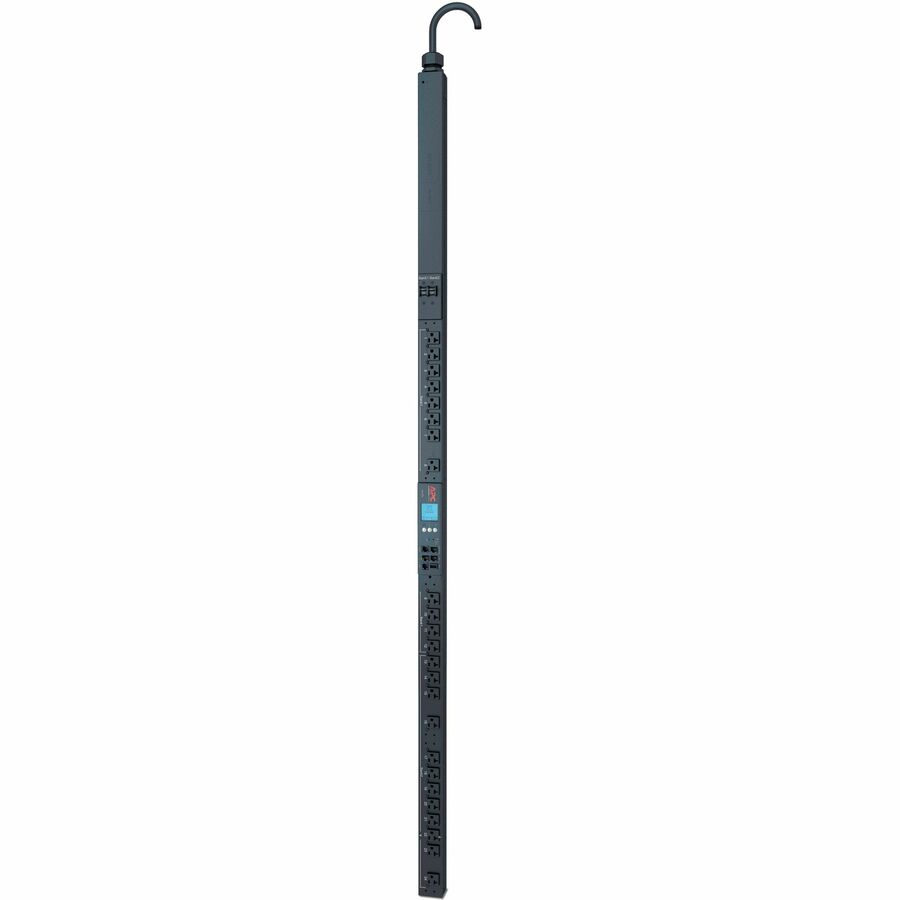 APC Rack PDU, 2G, metered by outlet, with switching, 0U, 30A, 100V to 120V, 24 NEMA 5-20R sockets