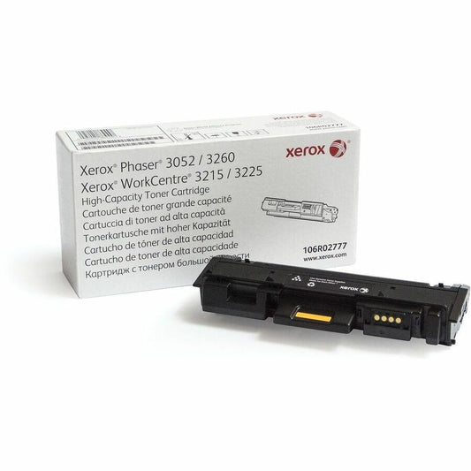 Xerox Genuine Phaser&reg; 3052/3260, WorkCentre&reg; 3215/3225 Black High capacity Toner Cartridge (3000 Pages) - 106R02777