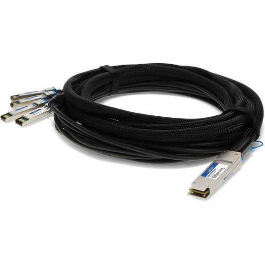 AddOn MSA and TAA Compliant 40GBase-CU QSFP+ to 4xSFP+ Direct Attach Cable (Passive Twinax, 1m)