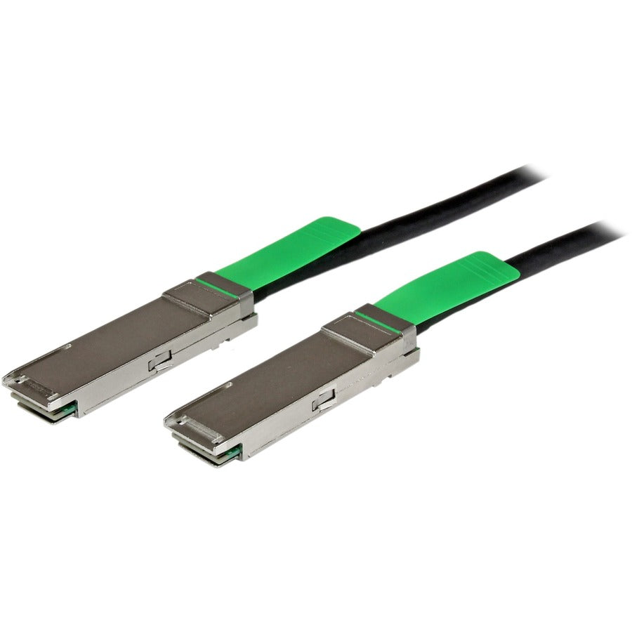 StarTech MSA Uncoded Compatible 2m 40G QSFP+ to QSFP+ Direct Attach Cable, 40GbE QSFP+ Copper DAC 40Gbps Low Power Passive Twinax, TAA