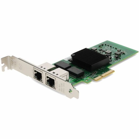 AddOn HP 458492-B21 Comparable 10/100/1000Mbs Dual Open RJ-45 Port 100m PCIe x4 Network Interface Card