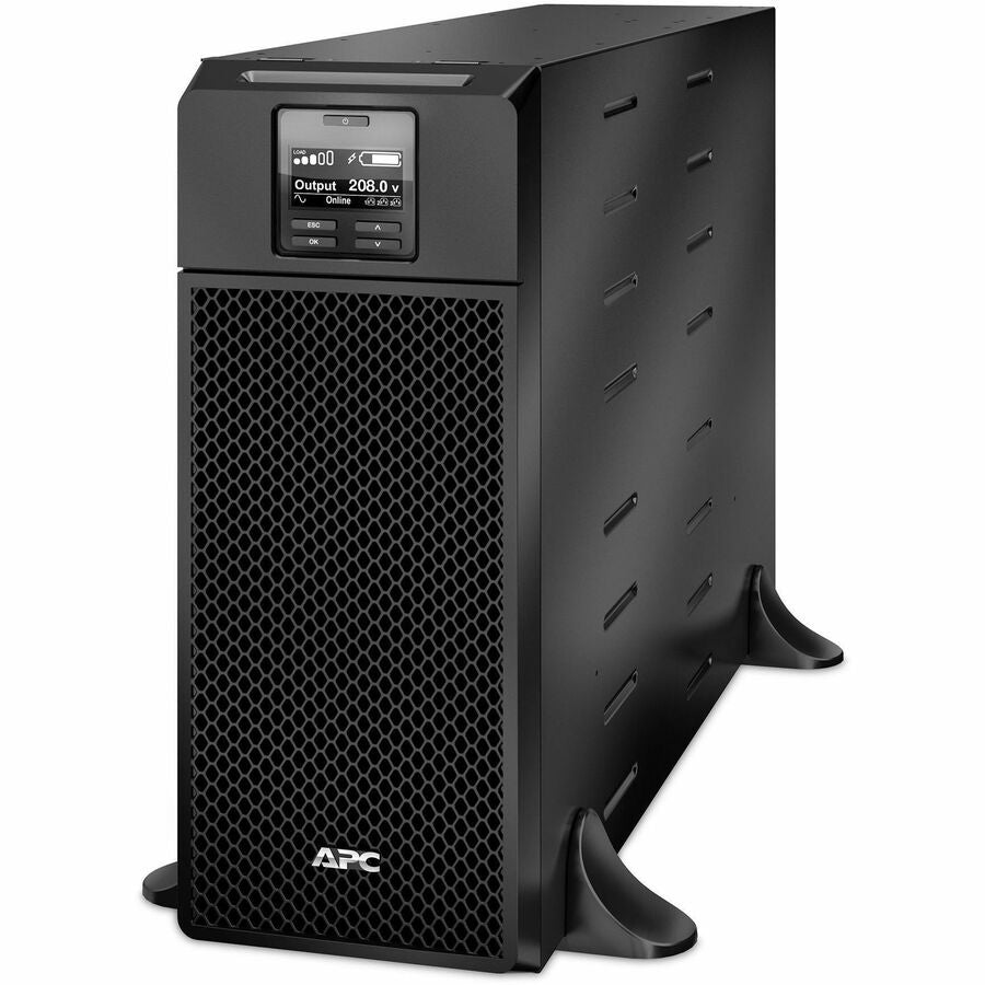 APC Smart-UPS On-Line, 6kVA/6kW, Tower, 208V, 2x L6-20R+3x L6-30R NEMA outlets, Network Card+SmartSlot, Extended runtime, W/O rail kit