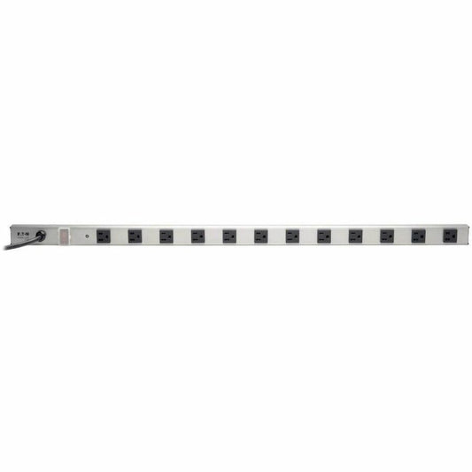 Tripp Lite by Eaton 12-Outlet Vertical Power Strip 120V 15A 6 ft. (1.83 m) Cord 5-15P 36 in.