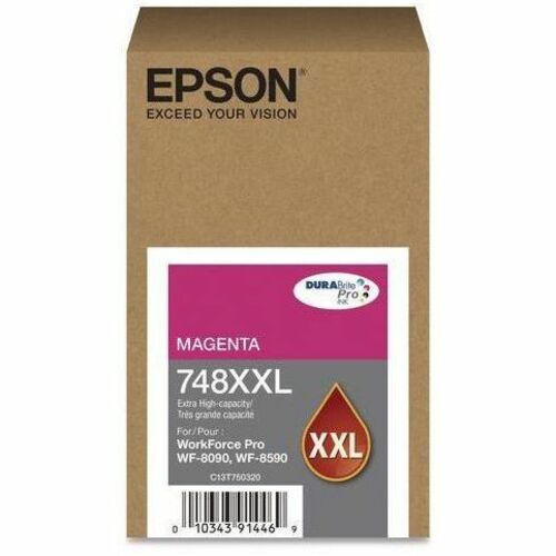 Epson 748 Original Extra High Yield Inkjet Ink Cartridge - Magenta - 1 Pack
