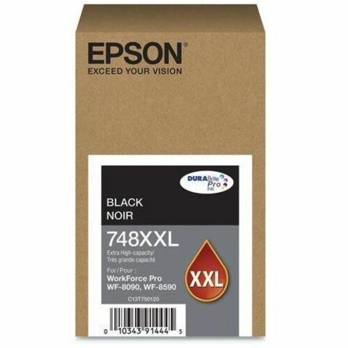 Epson DURABrite Pro 748 Original Extra High Yield Inkjet Ink Cartridge - Black - 1 Pack