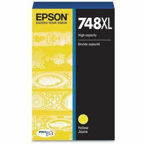 Epson DURABrite Pro 748 Original High Yield Inkjet Ink Cartridge - Yellow - 1 Pack