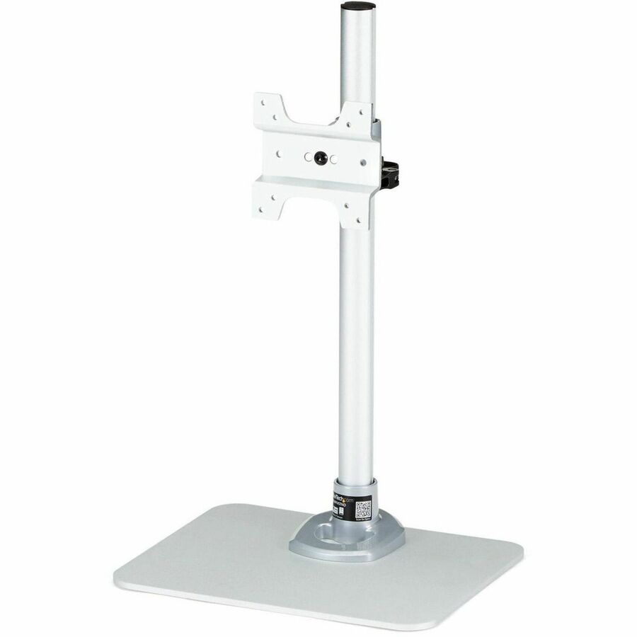 StarTech Single Monitor Stand For Up to 34" (30.9lb/14kg) VESA Mount Monitor, Works with iMac/Apple Cinema Display, Steel, Silver, TAA