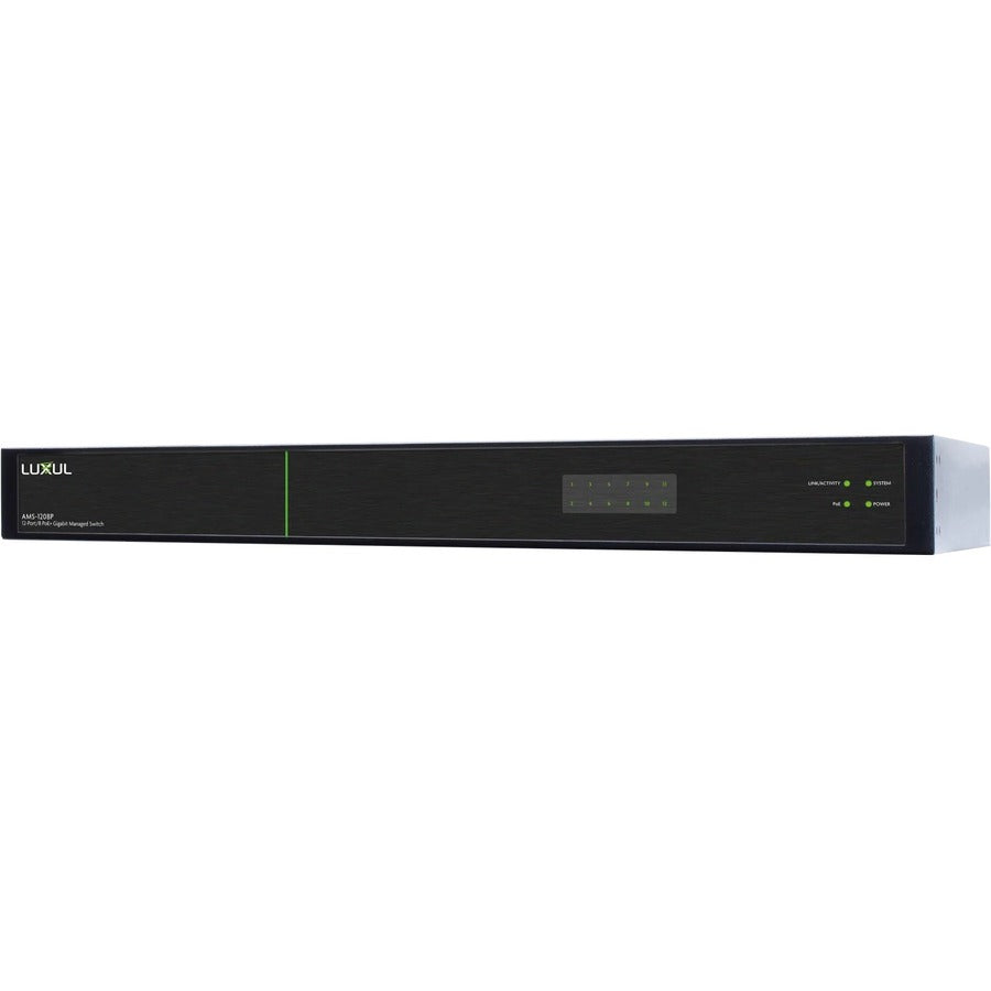 Luxul 12-Port/8 PoE+ Gigabit Managed Switch