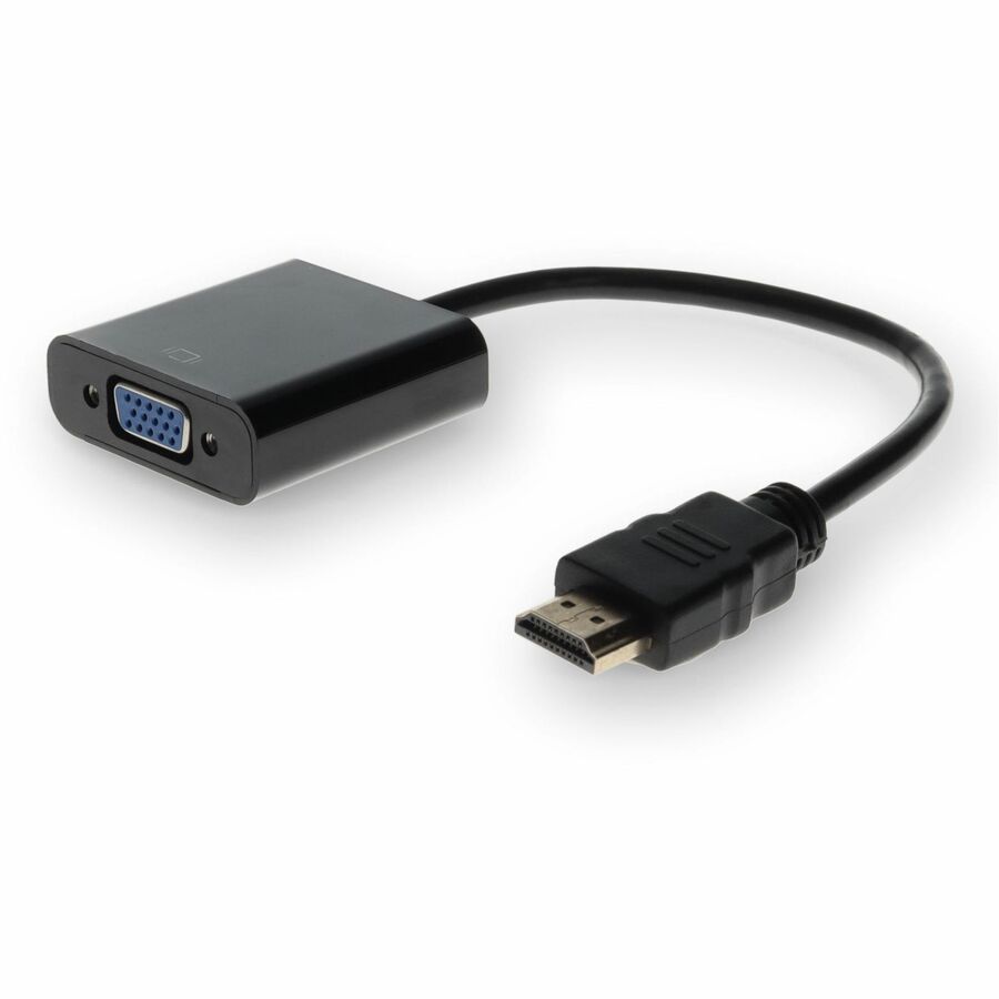 5PK Lenovo 0B47069 Compatible HDMI 1.3 Male to VGA Female Black Active Adapters For Resolution Up to 1920x1200 (WUXGA)