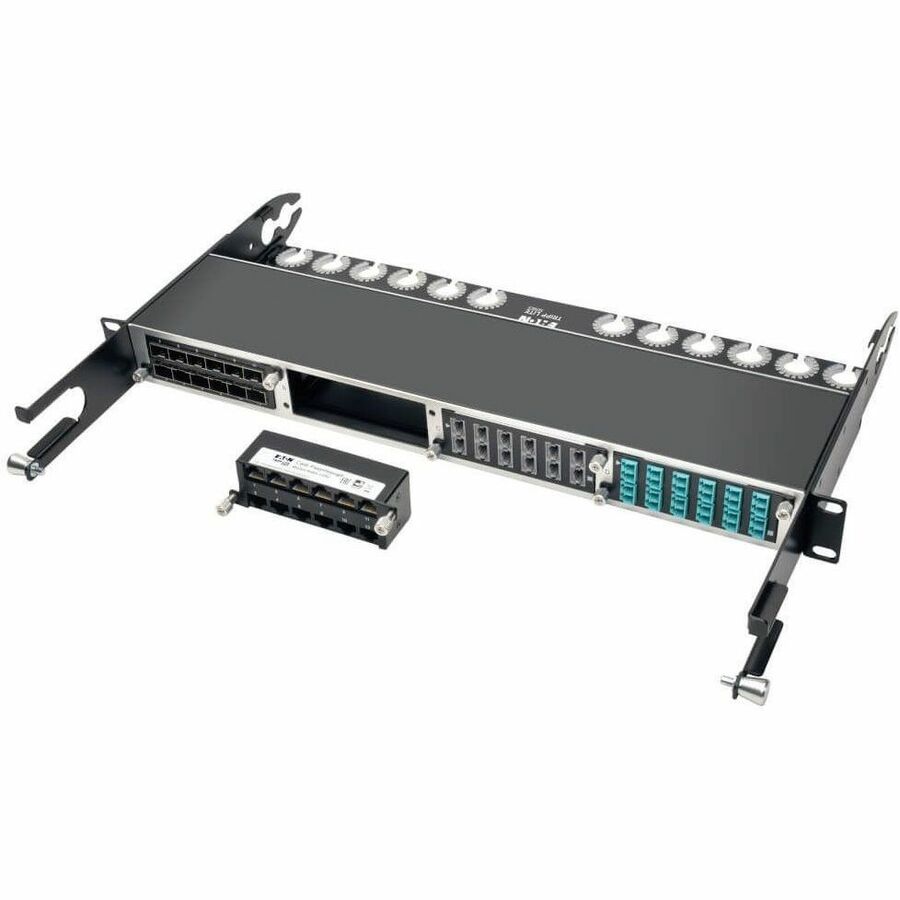 Tripp Lite by Eaton High Density Cat6A Pass-Through Cassette 12 RJ45