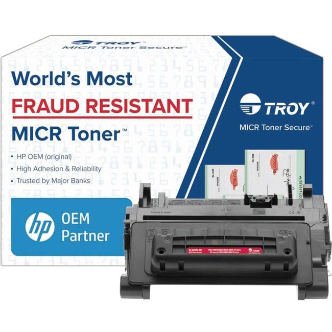 Troy Toner Secure Original MICR Standard Yield Laser Toner Cartridge (CF281A) - Black Pack