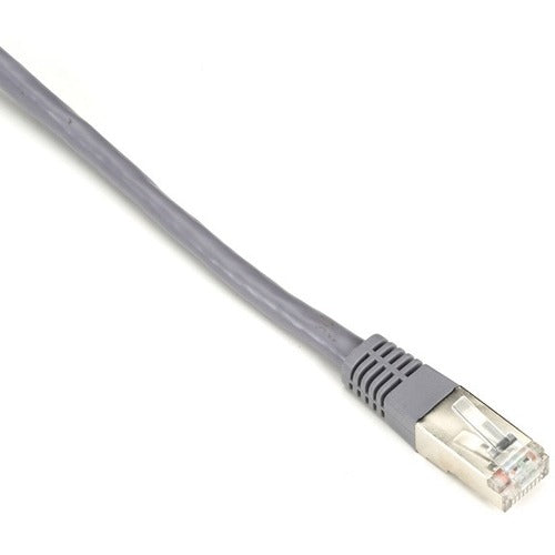 Black Box CAT6 250-MHz Stranded Patch Cable Slim Molded Boot - S/FTP, CM PVC, Gray, 30FT
