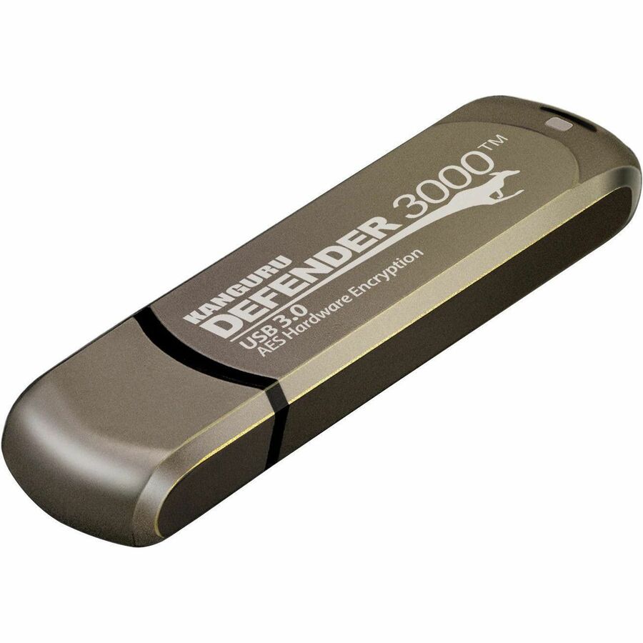 Kanguru Defender3000 FIPS 140-2 Certified Level 3, SuperSpeed USB 3.0 Secure Flash Drive, 32G