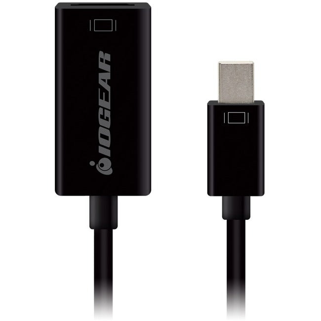 IOGEAR Active Mini DisplayPort to HDMI Adapter with 4K Support - HDMI/Mini DisplayPort for Audio/Video Device, Tablet, MacBook Air, MacBook Pro, Mac Pro, iMac, Projector, HDTV, Monitor, TV, Graphics Card - 3.5" - 1 Pack - 1 x Mini DisplayPort Male Digital