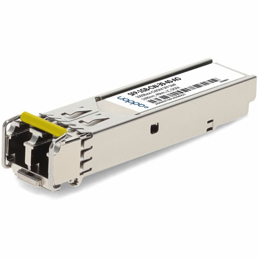 AddOn MSA and TAA Compliant 1000Base-CWDM SFP Transceiver (SMF, 1390nm, 40km, LC)