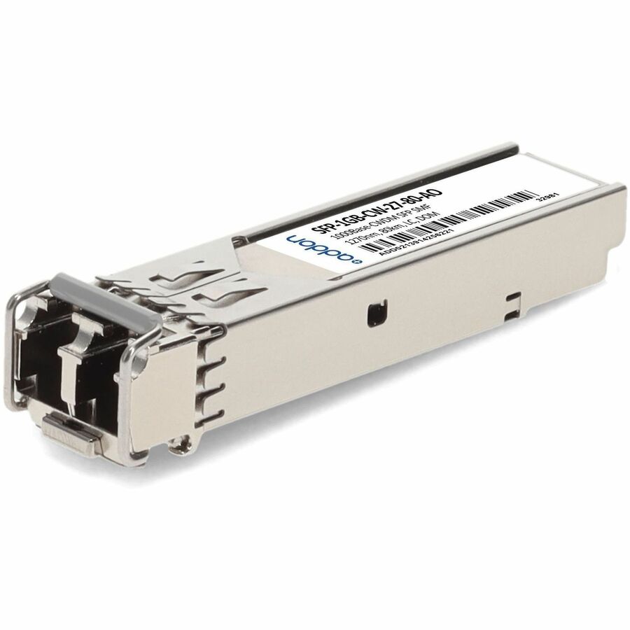 AddOn MSA and TAA Compliant 1000Base-CWDM SFP Transceiver (SMF, 1270nm, 80km, LC)