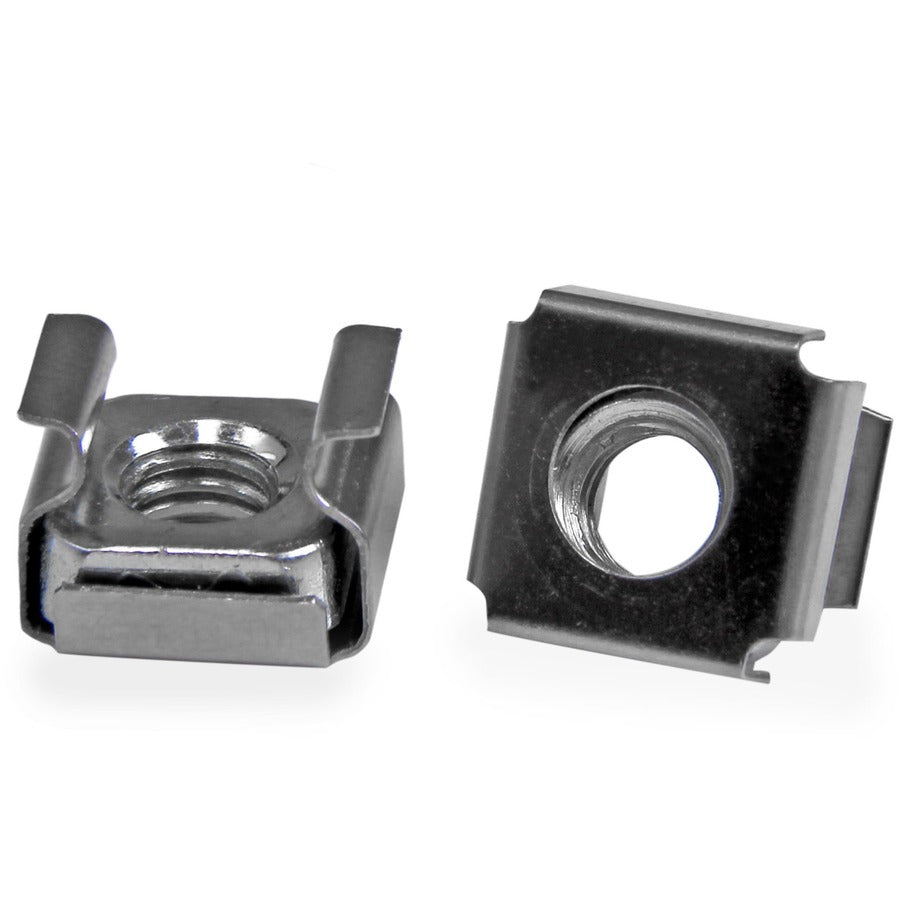 StarTech M6 Cage Nuts, 100 Pack, M6 Mounting Cage Nuts for Server Rack & Cabinet, TAA