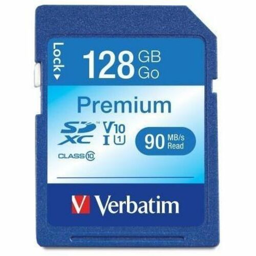 Verbatim 128GB Premium SDXC Memory Card, UHS-I Class 10
